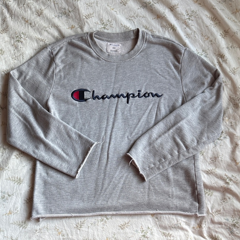 Champion grey sweater size medium great condition